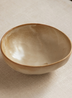 YE HOME 日式手作粗陶碗特色异形碗沙拉碗喝汤碗酸奶碗大号米饭碗