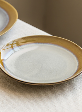 YE HOME 日式陶瓷盘特别好看的菜盘年夜饭用盘炸物盘备菜盘饺子盘