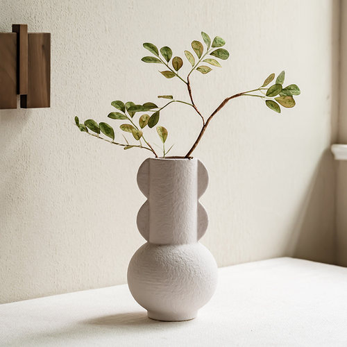 陶瓷花瓶哑光素瓶家居摆件插花器