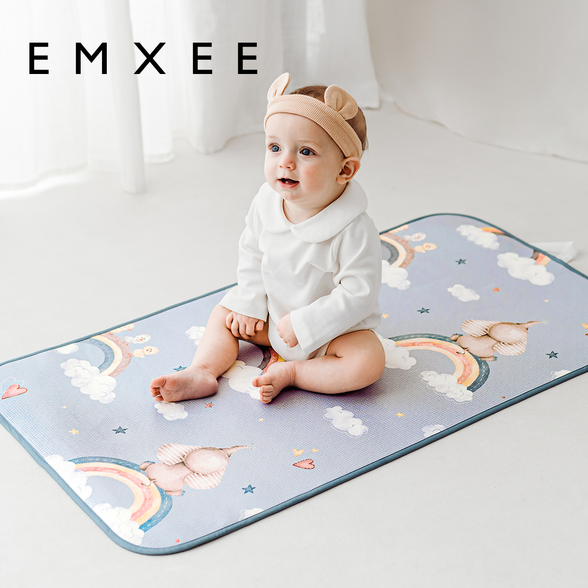 婴儿凉席emxeekids婴儿床凉席