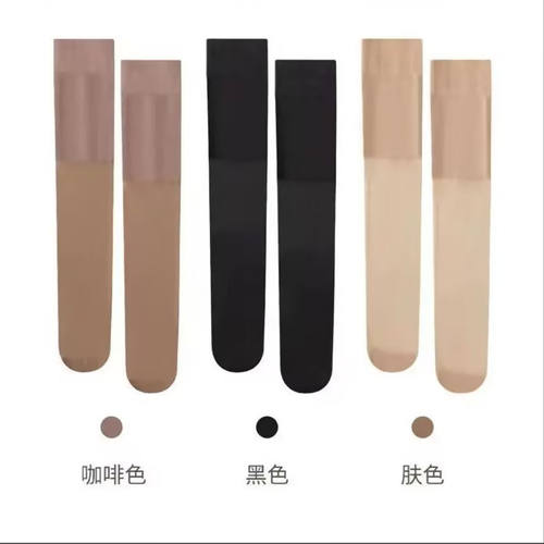 臻选百货空调护膝袜防寒保暖薄丝袜女士夏季防滑防勾丝弹力过膝a2