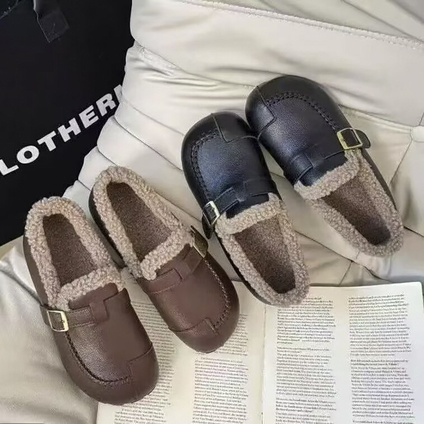 芸菲汇优选女鞋加绒加厚棉鞋冬季女士软底豆豆鞋保暖防滑毛毛鞋子,女鞋,乐福鞋（豆豆鞋）,淘宝优惠券,粉丝福利购,淘宝优惠卷