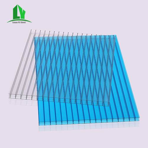 PC阳光板采光板工程透明pc板 阳光板10mm透明PC阳光板 彩色定 制