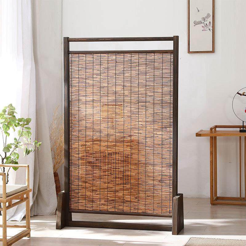 木质家居客厅玄关茶室酒店隔墙座屏现代办公室简约芦苇帘屏风隔断,基础建材,屏风,淘宝优惠券,粉丝福利购,淘宝优惠卷