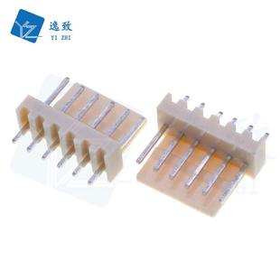 2.54MM间距接插件 16P米色耐高温直 弯针 KF2510端子