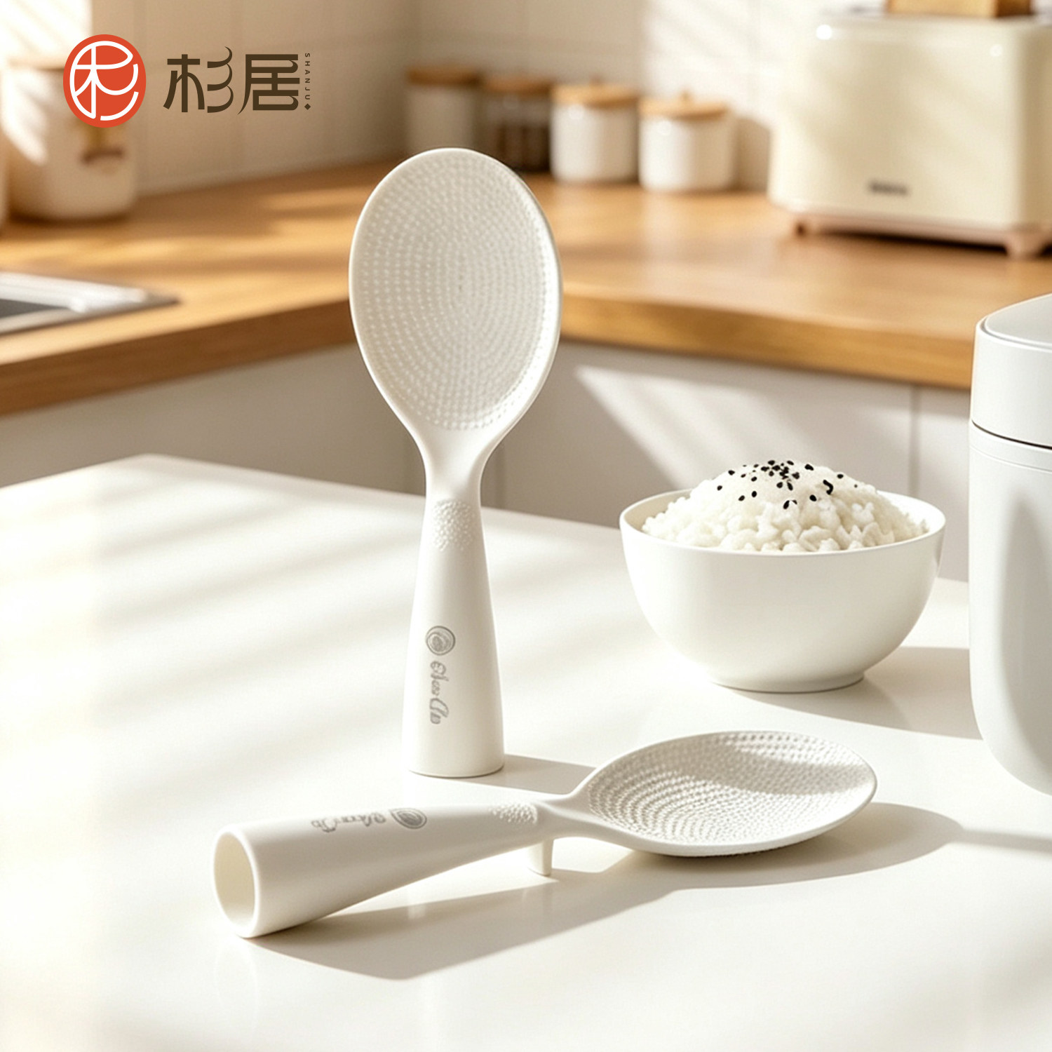 可立式饭勺子不粘米饭家用盛电饭煲打饭勺食品级饭铲子耐高温不沾