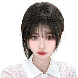 假发女片头顶增发量蓬松高颅顶全真发一片式轻薄补发片遮白发神器