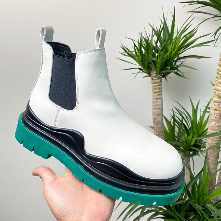 切尔西靴新款时尚百搭潮流马丁靴休闲短靴男士个性中筒靴套筒靴子