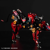战地机械兽机械狼 12兵人坐骑 BEASTBOX 合金 可动成品模型玩具