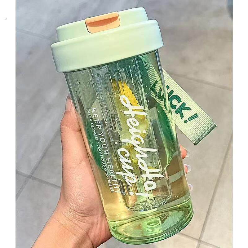 2026新款带茶隔吸管杯夏天水杯女生高颜值夏季耐高温网红泡茶杯子
