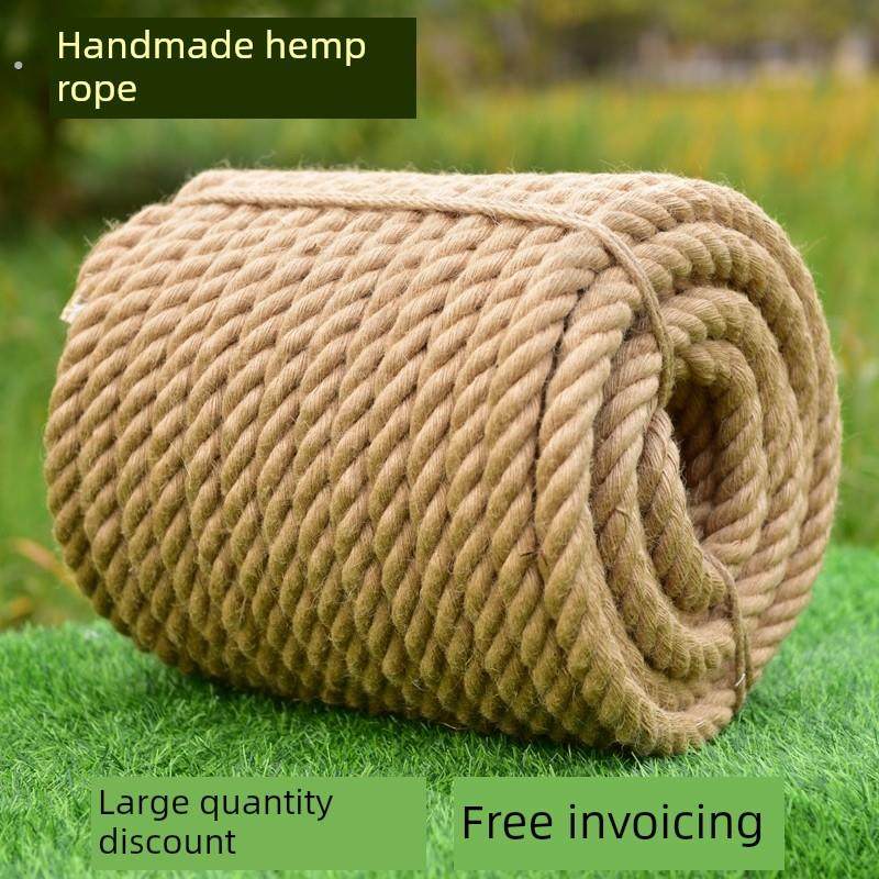 麻绳绑扎绳粗麻绳手工编织覆古绑扎麻绳装饰吊灯麻绳照片墙