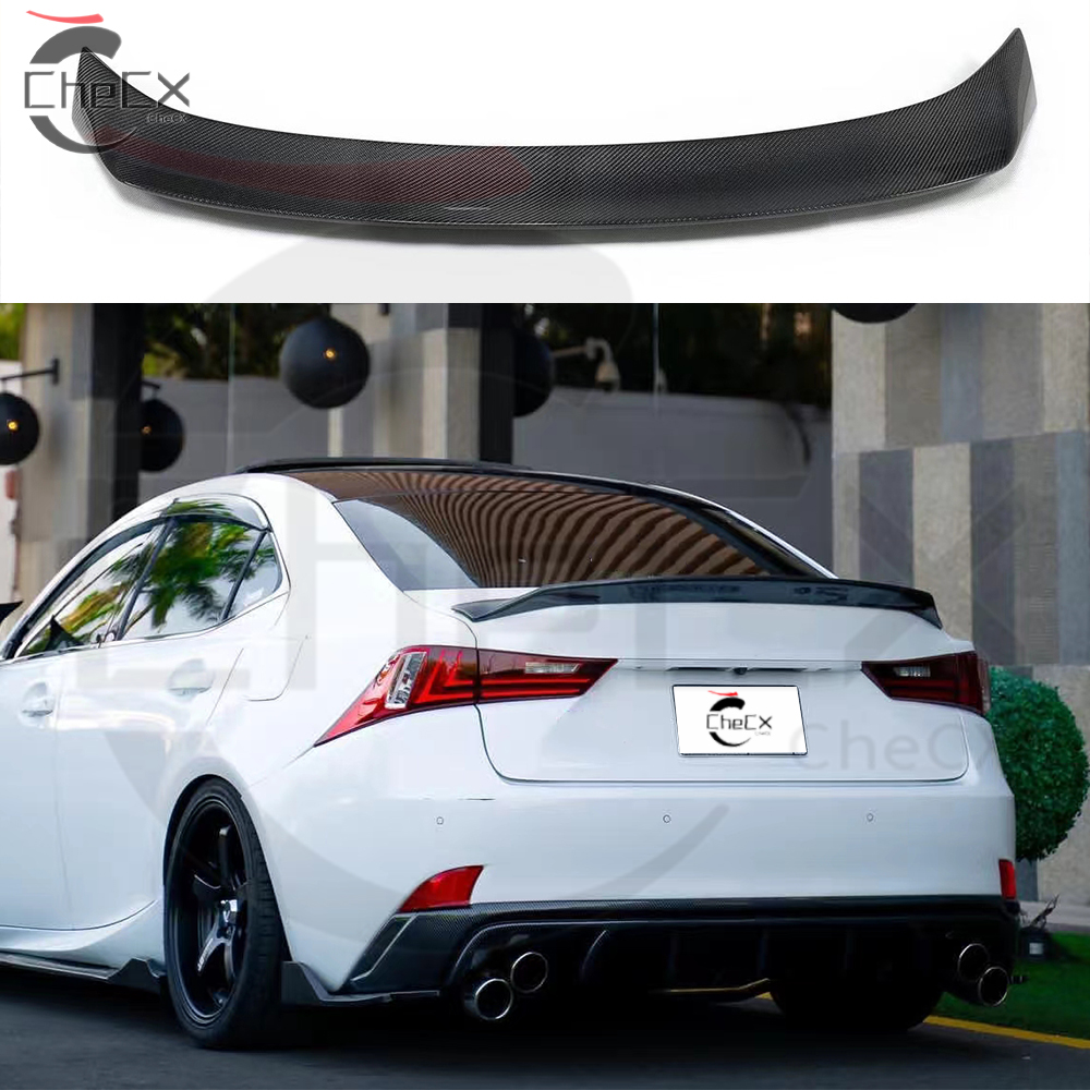 适用于14-20雷克萨斯IS is200t-is350 AR款尾翼碳纤定风翼导流板