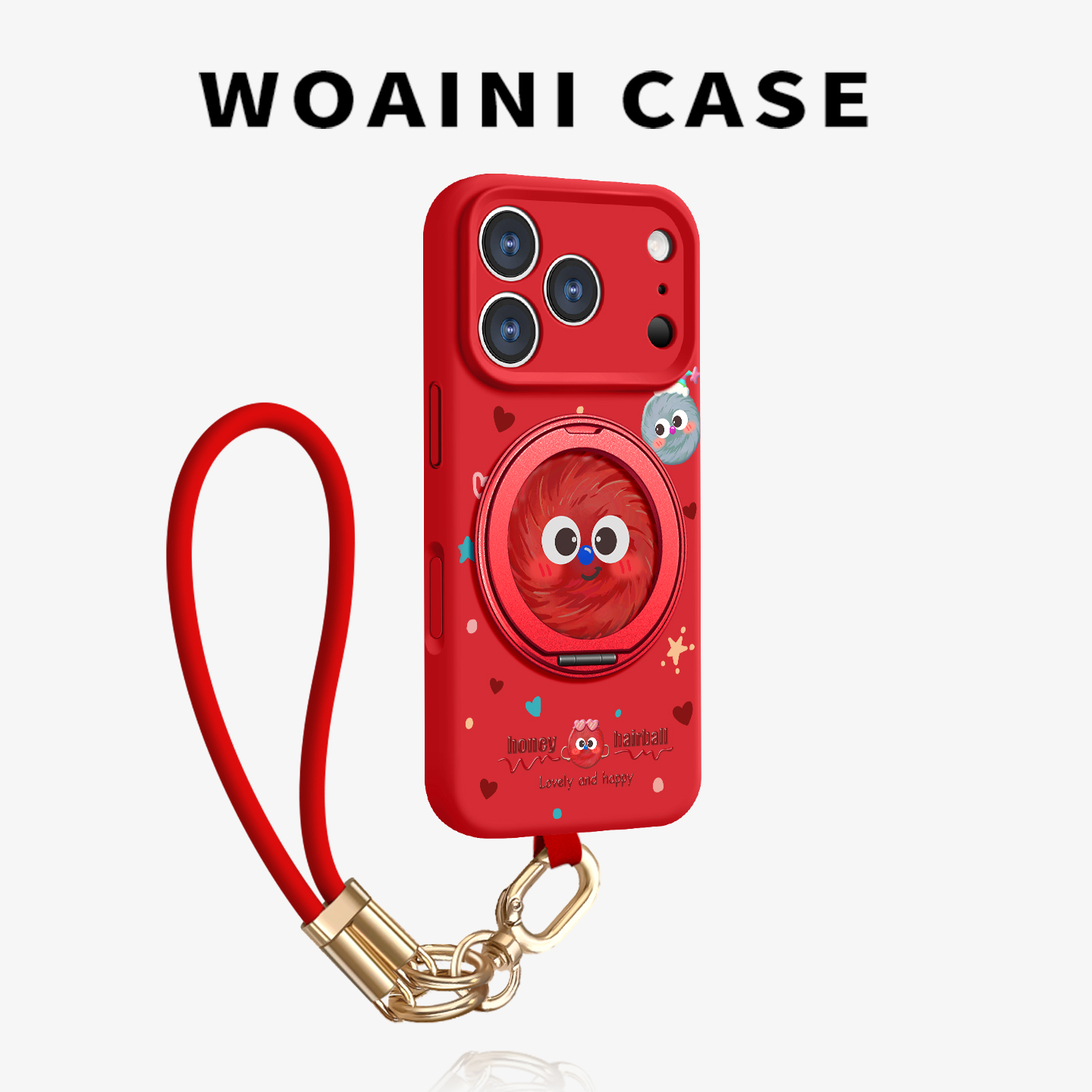 毛球超可爱适用苹果17手机壳新款