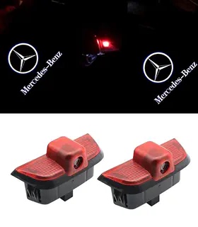 LOGO投射灯适用奔驰C级车门迎宾灯W204C180C200C260C300专用2支装