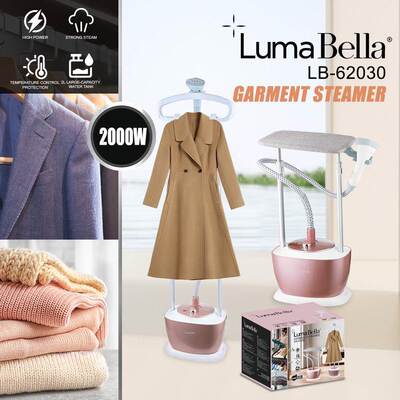 外贸LumaBella62030挂烫机家用双杆蒸汽熨烫机GARMENT STEAMER