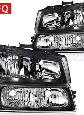 适用于2003-2007年雪佛兰索罗德silverado黑色大灯GM2520185-A