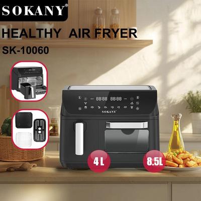 SOKANY10060空气炸锅家用12.5L健康炸锅可视化双锅炸锅AIR FRYER