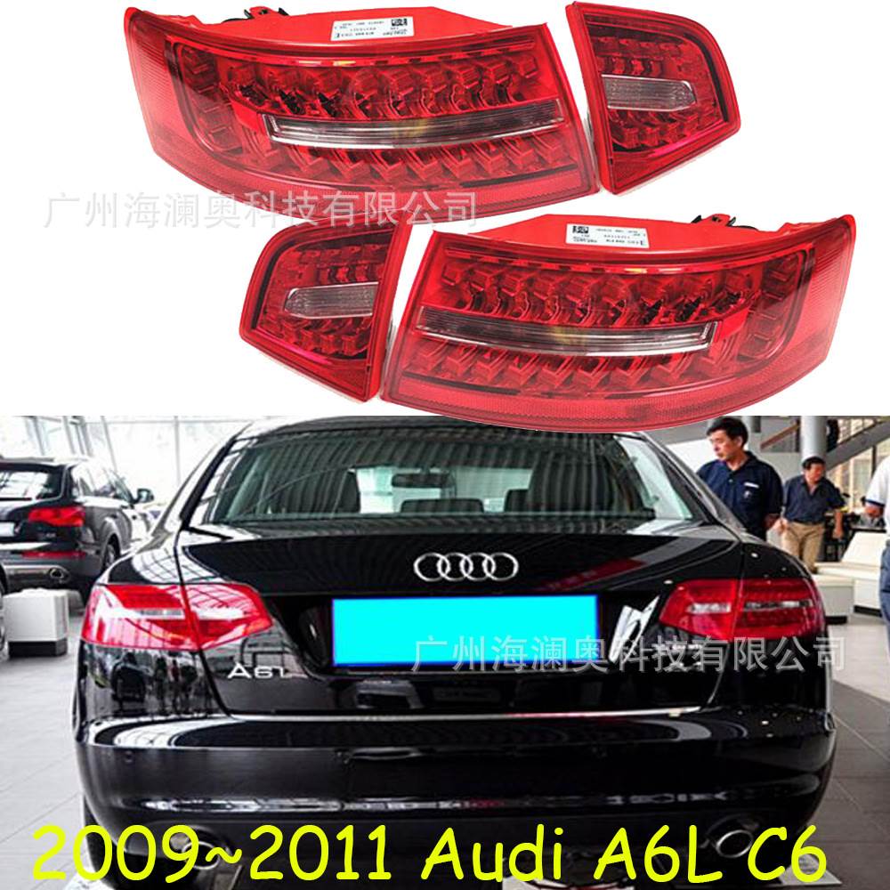适用于奥迪A6 C6尾灯总成刹车灯奥迪A6L车后灯LED2009~2011款