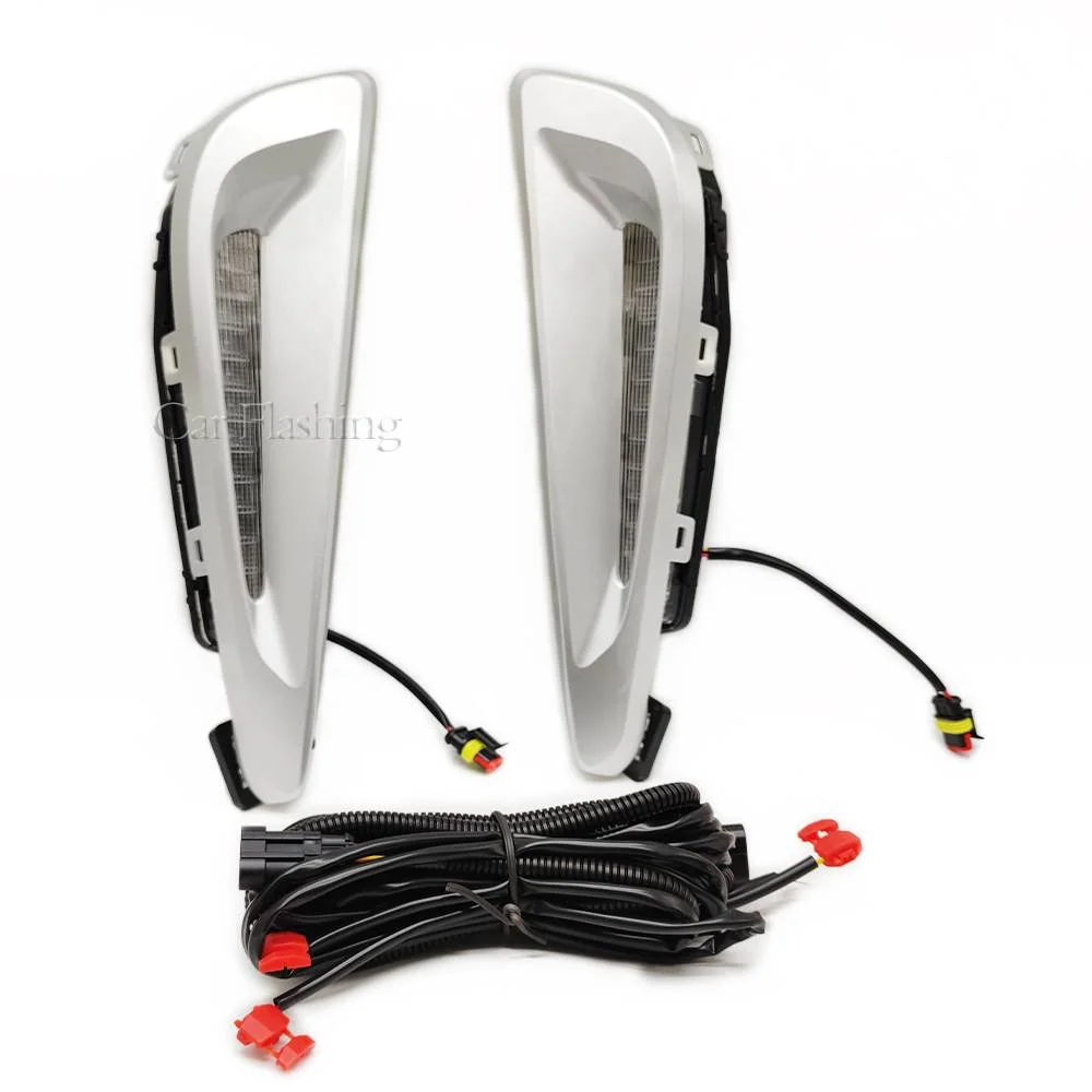 适用于丰田19-20普锐斯Prius日行灯前雾灯转向流水LED日间行车灯