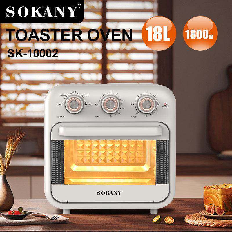 外贸SOKANY10002空气炸锅家用智能18L电烤箱多功能AIR FRYER OVEN