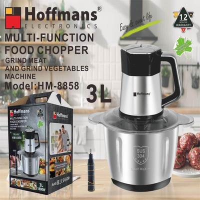 Hoffmans切碎器8858FoodChopper3L20Pcs/CTN0.26cbm