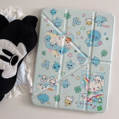 3+Y iPad 蓝色水滴君适用iPad Pro 2025/2021版(11英寸)新款平板电脑壳iPad Air5(10.9英寸)防摔保护套iPad