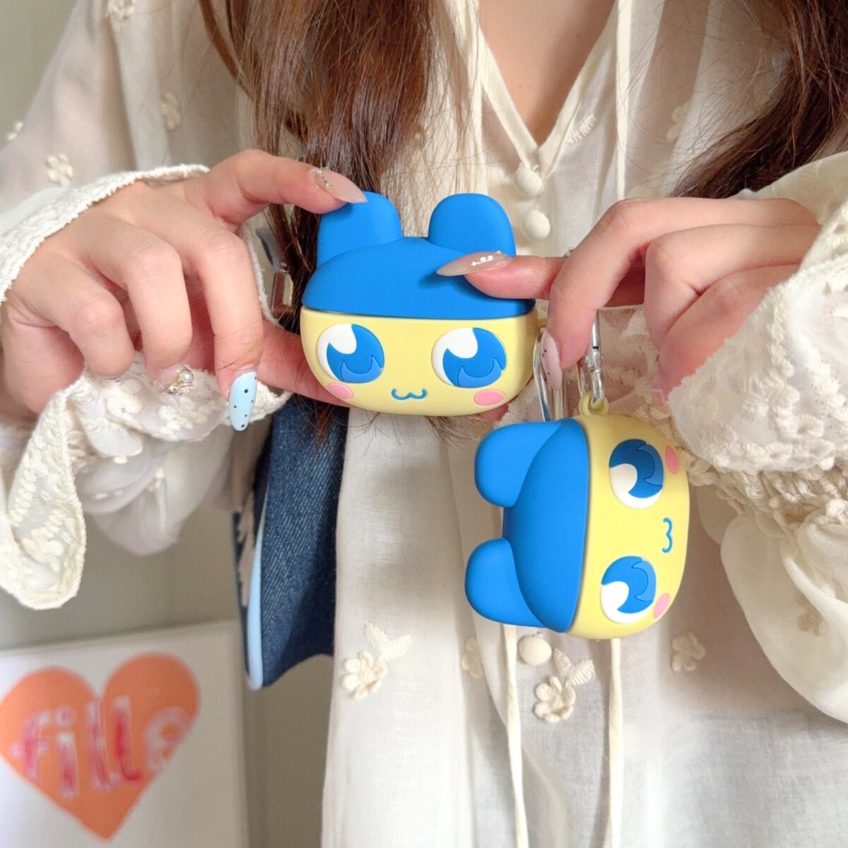 呆萌拓麻歌子适用苹果无线蓝牙AirPodsPro耳机壳AirPods4代软AirPods1/2硅胶3代防摔保护Pro2女