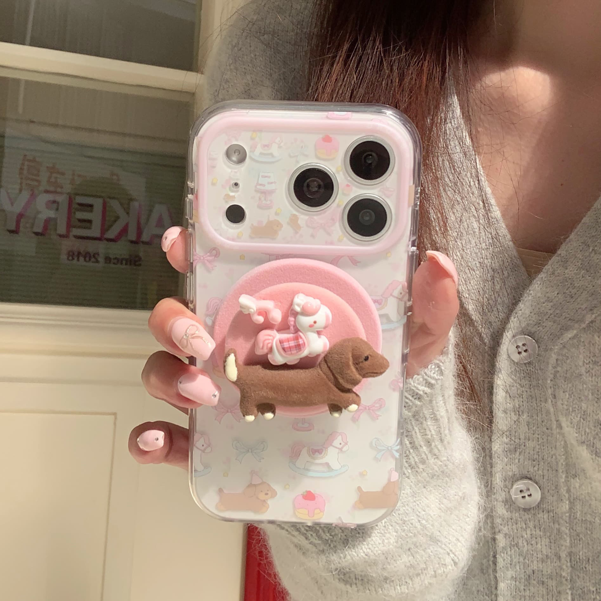 磁吸 腊肠狗木马适用于苹果16系列手机保护壳可爱卡通17promax手机保护套ins15,3C数码配件,手机保护套/壳,淘宝优惠券,粉丝福利购,淘宝优惠卷