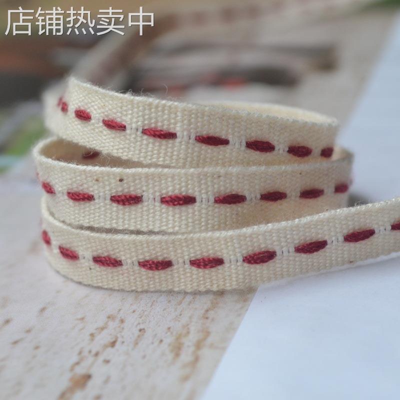 直销7mm跳点平纹带 服装辅料包装丝带