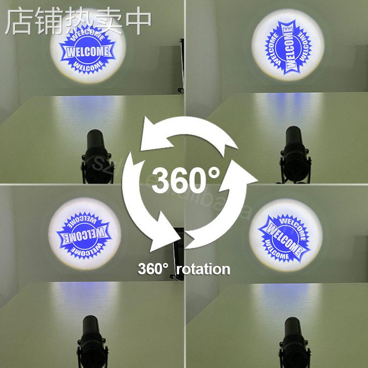 厂家地面LED广告灯静止LOGO广告灯旋转广告灯投影灯