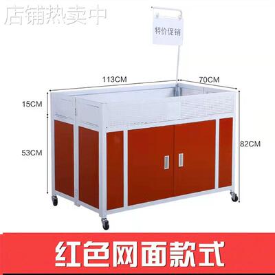 花车货架车展示柜售货堆头折叠便携式服装店商超货架柜室外展架