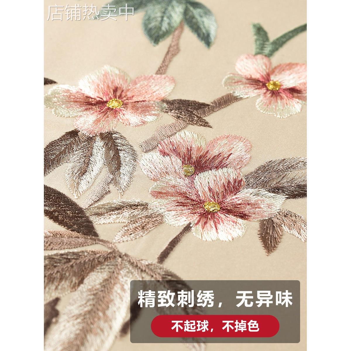 xyt现代新中式抱枕沙发客厅靠垫办公室护腰枕风靠背垫含芯