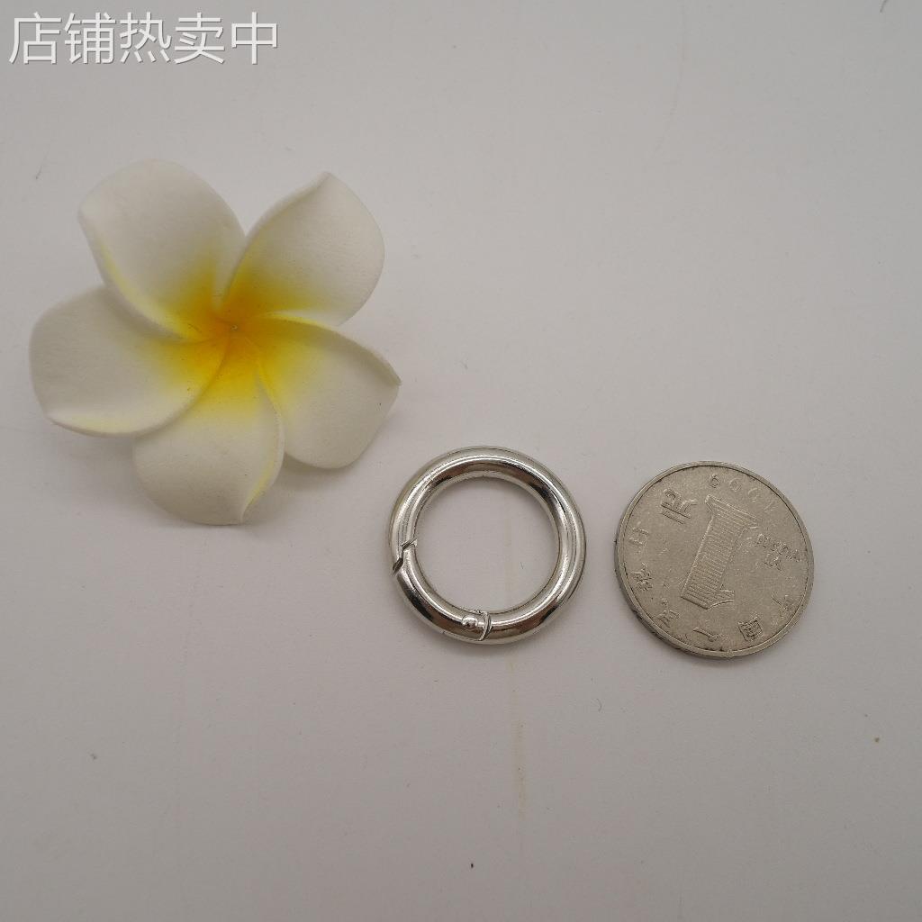 DIY饰品配件优质 圆形环扣 弹簧扣 O字圆圈扣 钥匙圈饰品厂家100