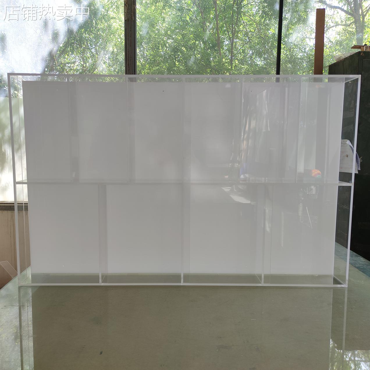 亚克力多宝阁有机玻璃收纳柜白色透明大型手办玩偶展示柜可上墙