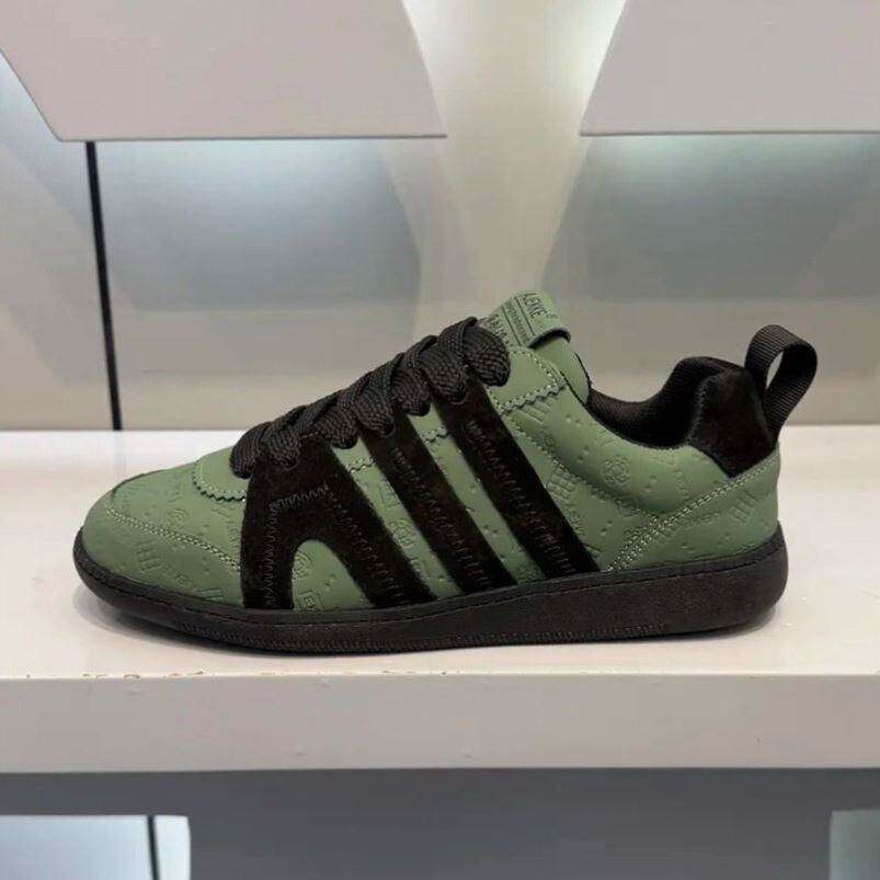 /今泽男鞋高端轻奢休闲板鞋春夏男士款运动轻便阿甘鞋时尚德训a1