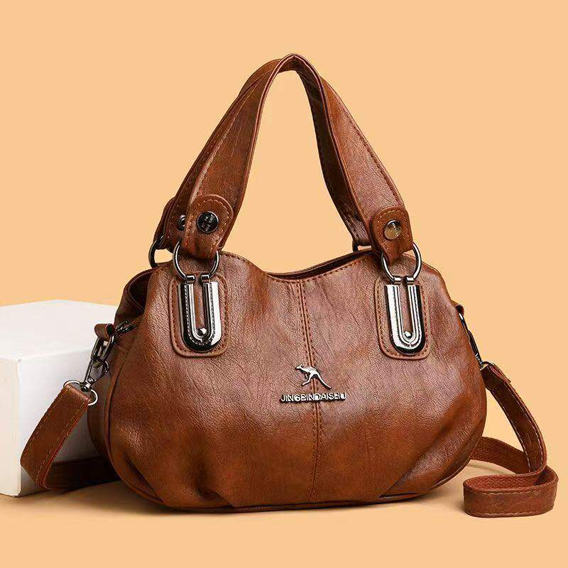 雪溪严选女包2026新款软皮妈妈包大容量中年女士包包手提包斜挎a3