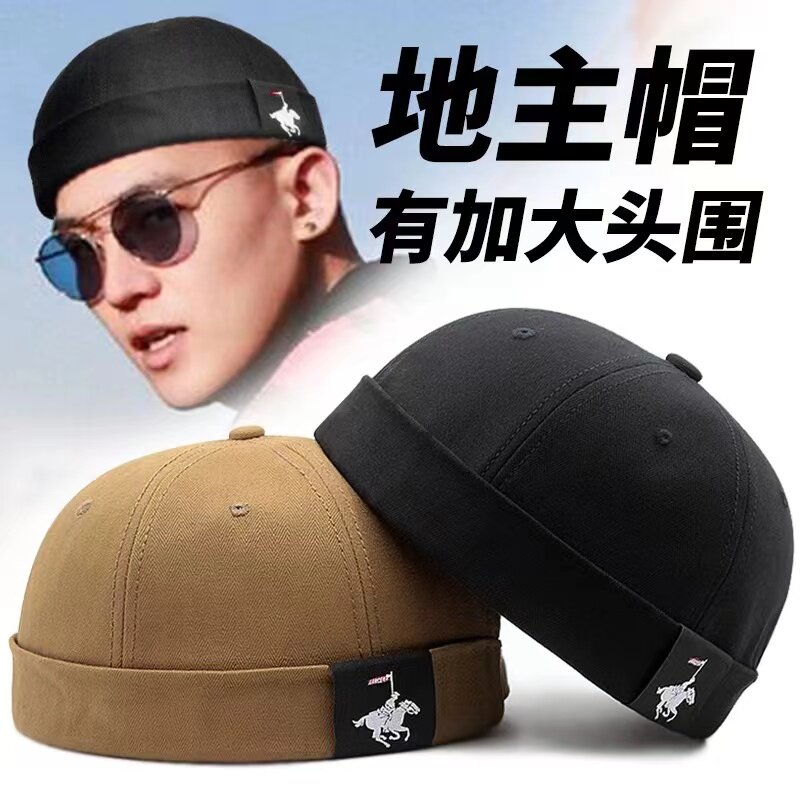 帽子男大头围地主帽加大加深嘻哈帽子