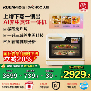 政府补贴老板大厨小白马Ultra微蒸烤炸AI养生烹饪一体机微波烤箱