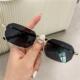 Mens Women Sunglasses Narrow Fashion Rectangle metal Luxury