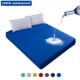 Waterproof Adjustable Solid Fitted 100% Nordic Bed Sheet Mat