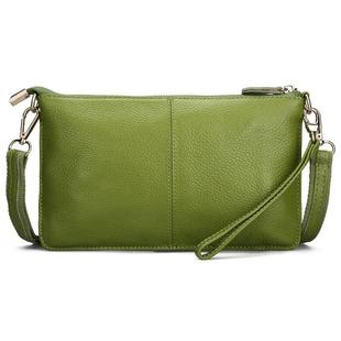 Women Genuine Leather Day Clutches Candy Color Shoulder Bag0