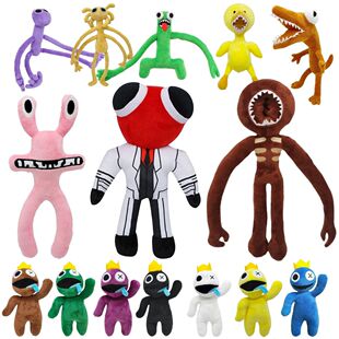 30cm Rainbow Friends Plush Toy Cartoon Game Character Doll K