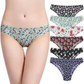 Underwear Size内裤 Women Panties Flower Plus Seamless Briefs