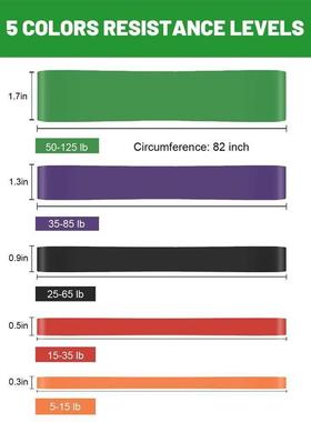 5pcs Pull Up Assistance ands,Resistance ands,Exercise and