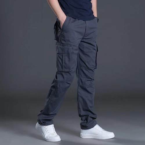 Summer winter Cotton Casual Cargo Pants For Men Trousers man