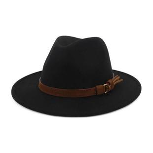 Felt Hats Trilby Wide Hat爵士帽 Panama Brim Women Unisex Men