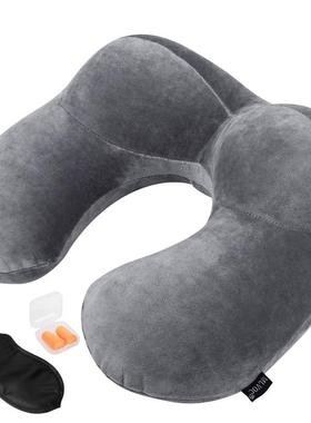 type a neck and neck pillow inflatable plane travel u type