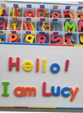 Magnetic Letters 10/26 Pcs Uppercase Lowercase Foam Alphabet