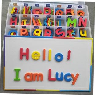 Magnetic Letters 10/26 Pcs Uppercase Lowercase Foam Alphabet
