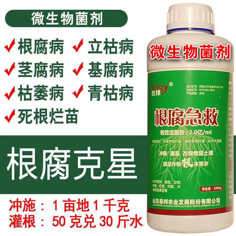 根腐急救根腐病特效药枯草芽孢杆菌哈茨木霉菌立枯病死根枯萎烂根